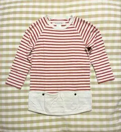 EEL イール Bifu Poke TEE (Border) メンズXSのサムネイル