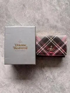 【可愛すぎ♡新品】可愛い ヴィヴィアン・ウエストウッド 三折り財布 チェック