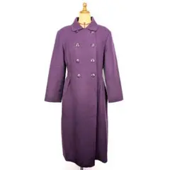 希少 美品】サンローラン ヴィンテージ ドレスコート 80s〜90s 紫