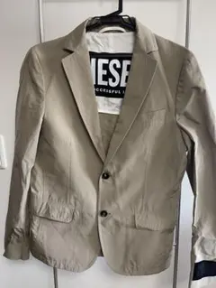 DIESEL ベージュ テーラードジャケット　※着画あり