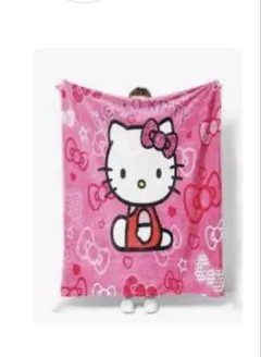 ハローキティ フリース毛布 大判サイズ