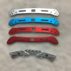 タミヤ ミニ四駆 スラダン用アルミステーセット+可変ダウンスラストステー