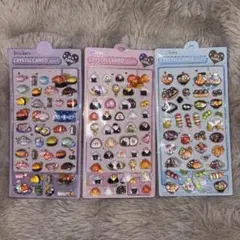 3Dシール 立体シール 食べ物 3種セット