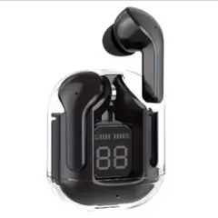 【黒】Bluetooth TWSワイヤレスイヤホン イヤフォン