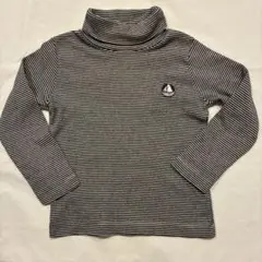 PETIT BATEAU ミラレタートルネック長袖 3ans 94cm