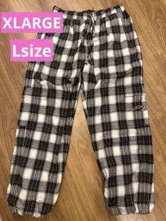 XLARGE チェックズボン