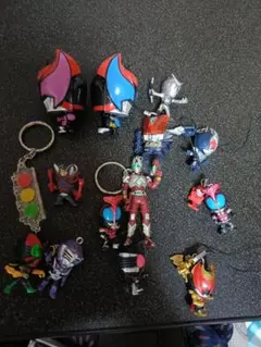 仮面ライダー キーホルダー フィギュアセット