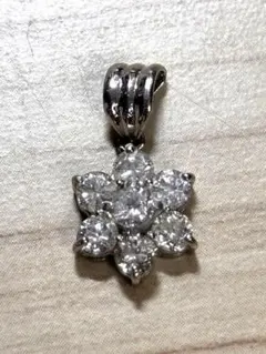 D0.50ct K18 ペンダントトップ ダイヤモンド 1.5g - メルカリ