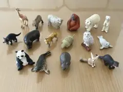 動物　ミニフィギュア　17体セット