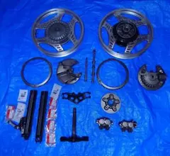 cbx550f cbx400f 前後ホイール バレル研磨 パウダーコート - メルカリ