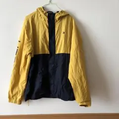 【トミーフィルフィガー】イエロー/ネイビー マウンテンパーカー