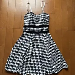 Tika 千鳥格子柄 キャミソール ミニドレス Sサイズ