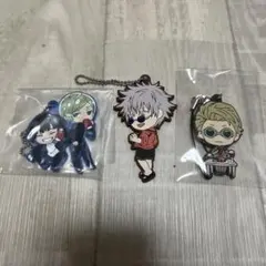 即購入⭕️呪術廻戦五条悟七海建人灰原雄キーホルダー3個セットまとめ売り