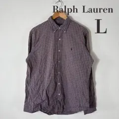 Ralph Lauren ラルフローレン BDシャツ チェック柄 メンズL