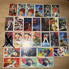 希少「昭和レトロ」1980年代　ガンダムめんこ　23種26枚