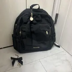 Maison de FLEUR ブラックリュック、チャームセット