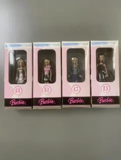 バービー人形（携帯ストラップ）4体セット 新品未開封　レア物　非売品