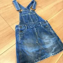 BREEZE デニムジャンバースカート 130