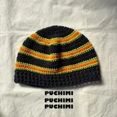 クラッシャーハット　クロシェハット　ニット　バゲハ　ビーニー