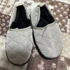 グレー キルティング ブーツ 15.0cm