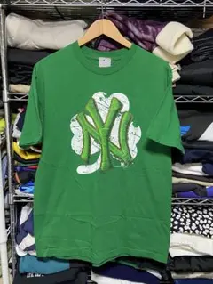 00s クローバー ヤンキース NYロゴ Tシャツ