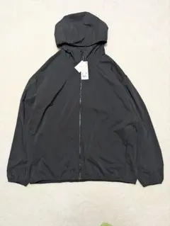 UNIQLO タグ付き ポケッタブルUVカットパーカ 黒 XL