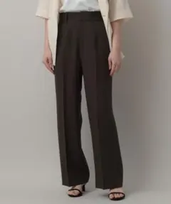 美品Apart byリネンライクストレートパンツMアパートバイ匿名配送
