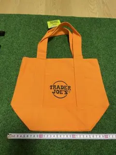 TRADER JOE'S オレンジ トートバッグ