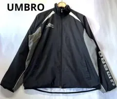 UMBRO アンブロ トラックジャケット ナイロン 袖ビッグロゴ ジップ L