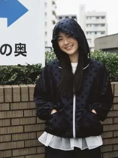 OHESHIO ナイロンジャケット　ドット　ジャンバー