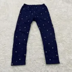 110cm フリースパンツ ネイビー 星柄UNIQLO ユニクロ