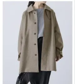 新品タグ付き　かぐれ　ウールバックタックショートコート　アーバンリサーチドアーズ