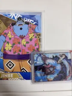 ワンピース ONEPIECE ARカードダス F01-32.-33 ジンベエ - メルカリ