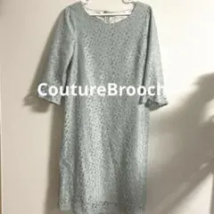 【美品】 CoutureBrooch ワンピース 結婚式 お呼ばれ レース