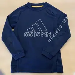 アディダス　トレーナー　スウェット　150cm ネイビー裏起毛