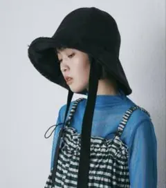 VAKT. BRIM MIDIUM フリンジバケットハット ブラウン 新品 - メルカリ