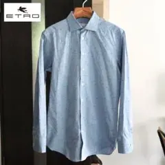 ETRO エトロ トランプ×ペイズリー総柄 コットンL/Sシャツ イタリア製のサムネイル