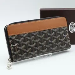 超極美品】GOYARD ヴァレンヌ 長財布 ヘリンボーン - メルカリ
