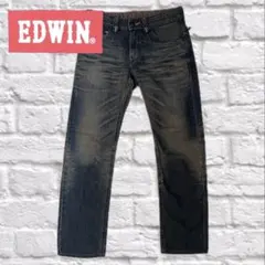 y2k EDWINエドウィン　XVSデニムパンツ　ジーンズ　日本製　インディゴ