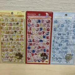 サンリオ　ボンボンドロップシール　絵文字　プリン　キティ　シナモ