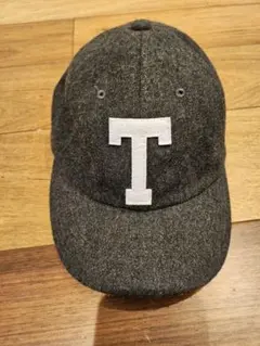 THE NORTH FACE グレー ベースボールキャップ フランネル