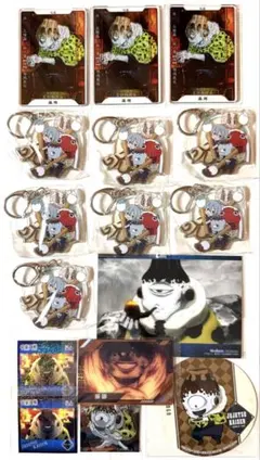 呪術廻戦　漏瑚　真人　花御　アクキー　コースター　ステッカー　ブロマイド　16点