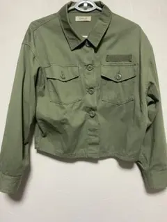 CHILLE ミリタリージャケット オリーブグリーン