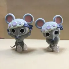 鬼滅の刃　Fluffy Puffy フィギュア ムキムキねずみ AB 2種セット