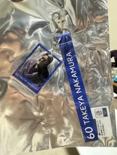 西武ライオンズ　中村剛也　アクリルストラップ　1000円ガチャ