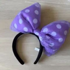 ディズニーランド ミニーちゃんカチューシャ紫