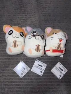 とっとこハム太郎　ひとやすみぬいぐるみ　ハム太郎　まいどくん　めがねくん