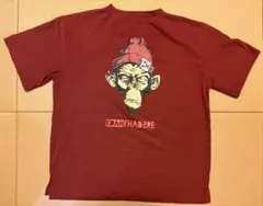 Tシャツ 赤 出彩2 ストリート 半袖