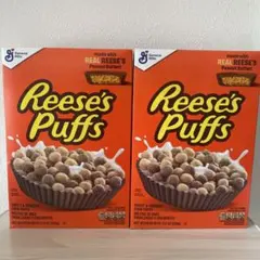Reese’s Puffs リーシーズ パフ アメリカ シリアル2箱セットのサムネイル
