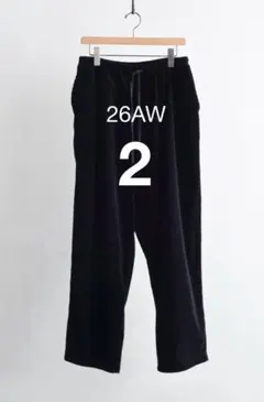 【新品】 comoli 26aw コーディロイ ドローストリングパンツ 2